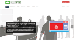 Desktop Screenshot of opensignage.com